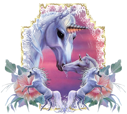 fond ecran licorne